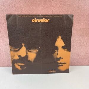 Circular Warner Reprise Magazine June 12, 1972 Music Vintage Seals Croft